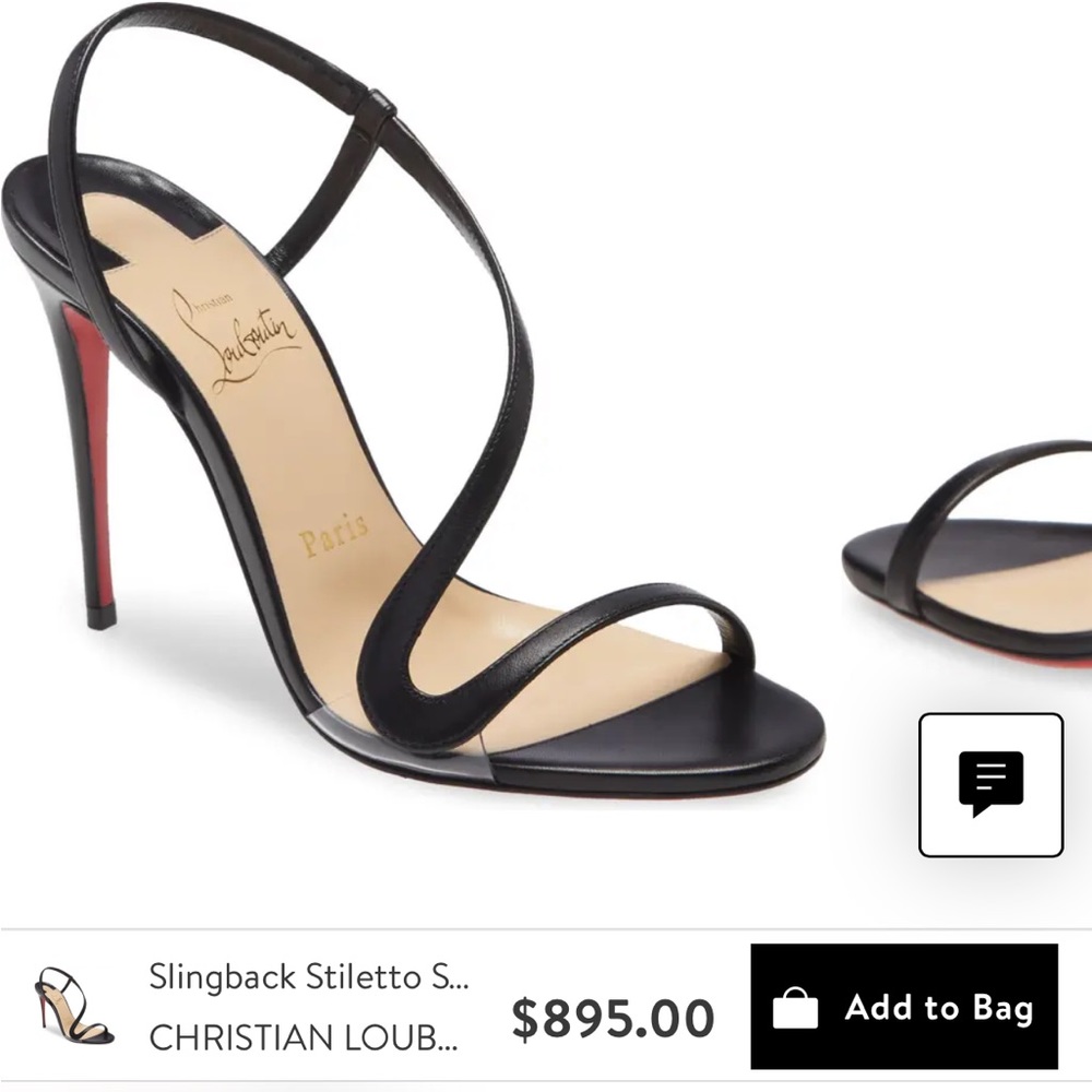 Christian Louboutin Slingback Stiletto Sandal